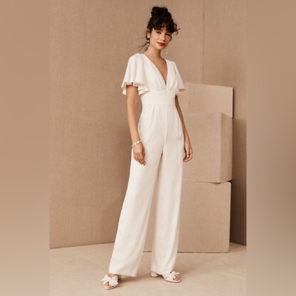 Sachin + Babi Pants - Sachin + Babi BHLDN Emmie Jumpsuit Ivory